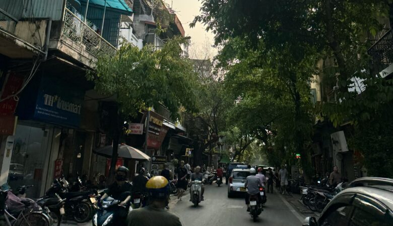 Straße Hanoi