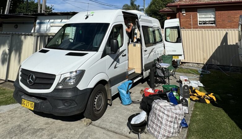 camper ausräumen