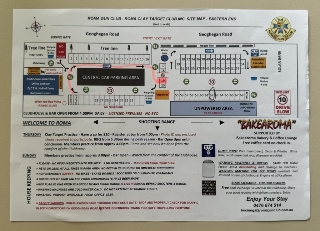 plan roma gunclub campgroudn
