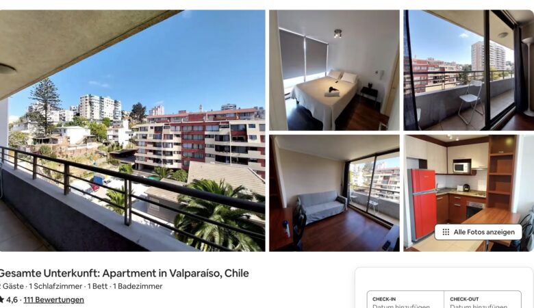 airbnb inserat apartment vina del mar