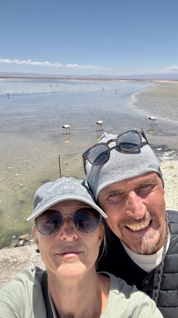 claudia arno vor flamingos