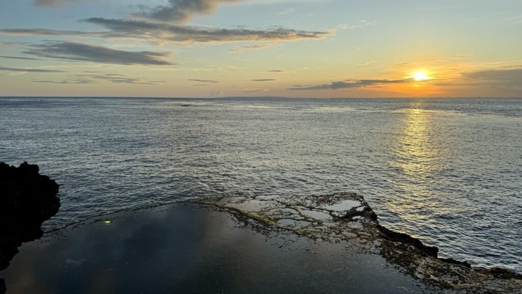 sunset nusa lembogan