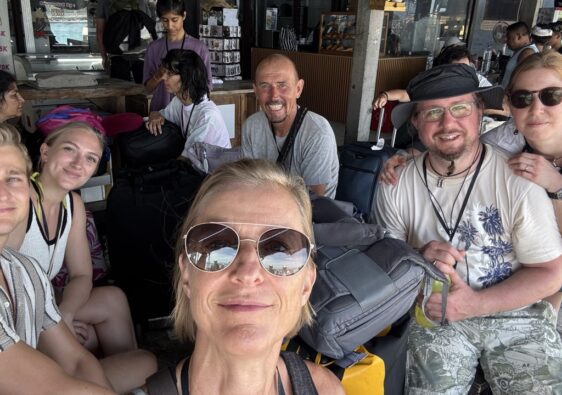 family and friends in bali